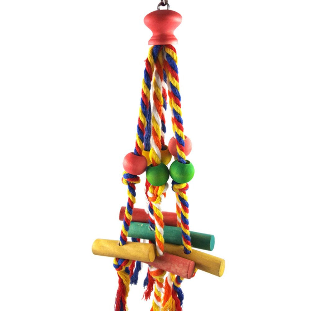 Bird Parrot Toys, Cage Accessories Hanging Chewing.Large Medium Bird Cage Parakeets, Cockatiels, Lovebirds, Conures, Parrots, Finch Animals & Pet Supplies > Pet Supplies > Bird Supplies > Bird Cage Accessories perfk   