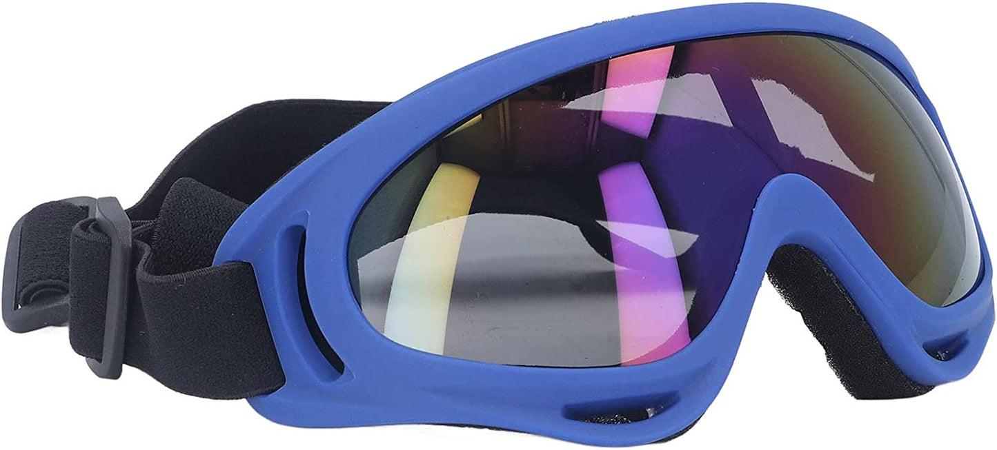 VGEBY Dog Sunglasses UV Protection Windproof Eye Protective Colorful Lens Large Dog Goggles Glasses Animals & Pet Supplies > Pet Supplies > Dog Supplies > Dog Apparel VGEBY Blue  