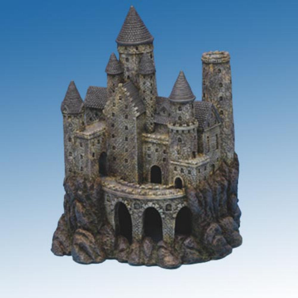Penn Plax Age-Of-Magic Magical Castle Aquarium Decoration - Large