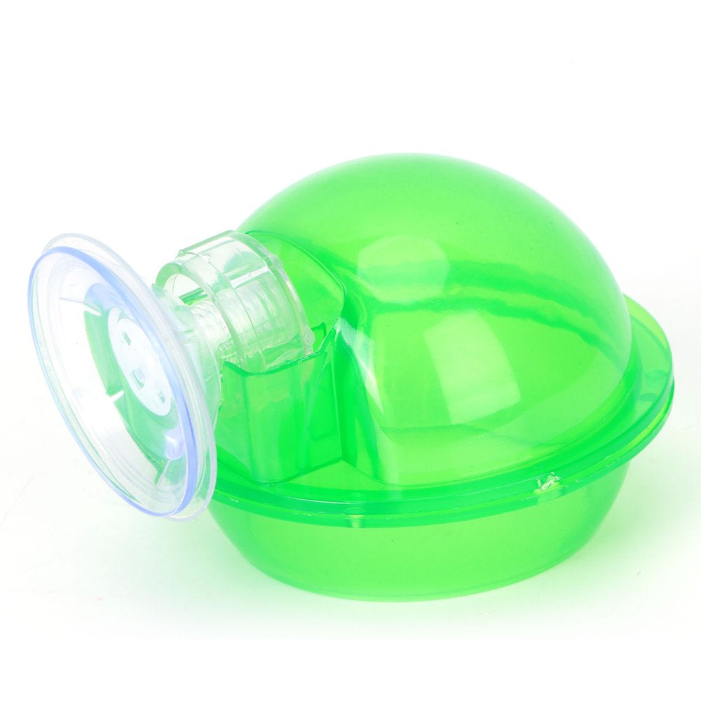 Tebru Anti‑Escape Reptile Food Bowl,Suction Cup Reptile Feeder,Suction Cup Reptile Feeder Translucent Aquatic Nursery Basin for Amphibian Reptile Tortoise Gecko Snake Lizard Animals & Pet Supplies > Pet Supplies > Reptile & Amphibian Supplies > Reptile & Amphibian Food Tebru   