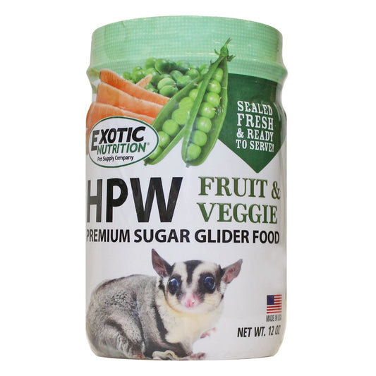 Exotic Nutrition HPW Fruit & Veggie 12 Oz. Animals & Pet Supplies > Pet Supplies > Small Animal Supplies > Small Animal Food Exotic Nutrition   