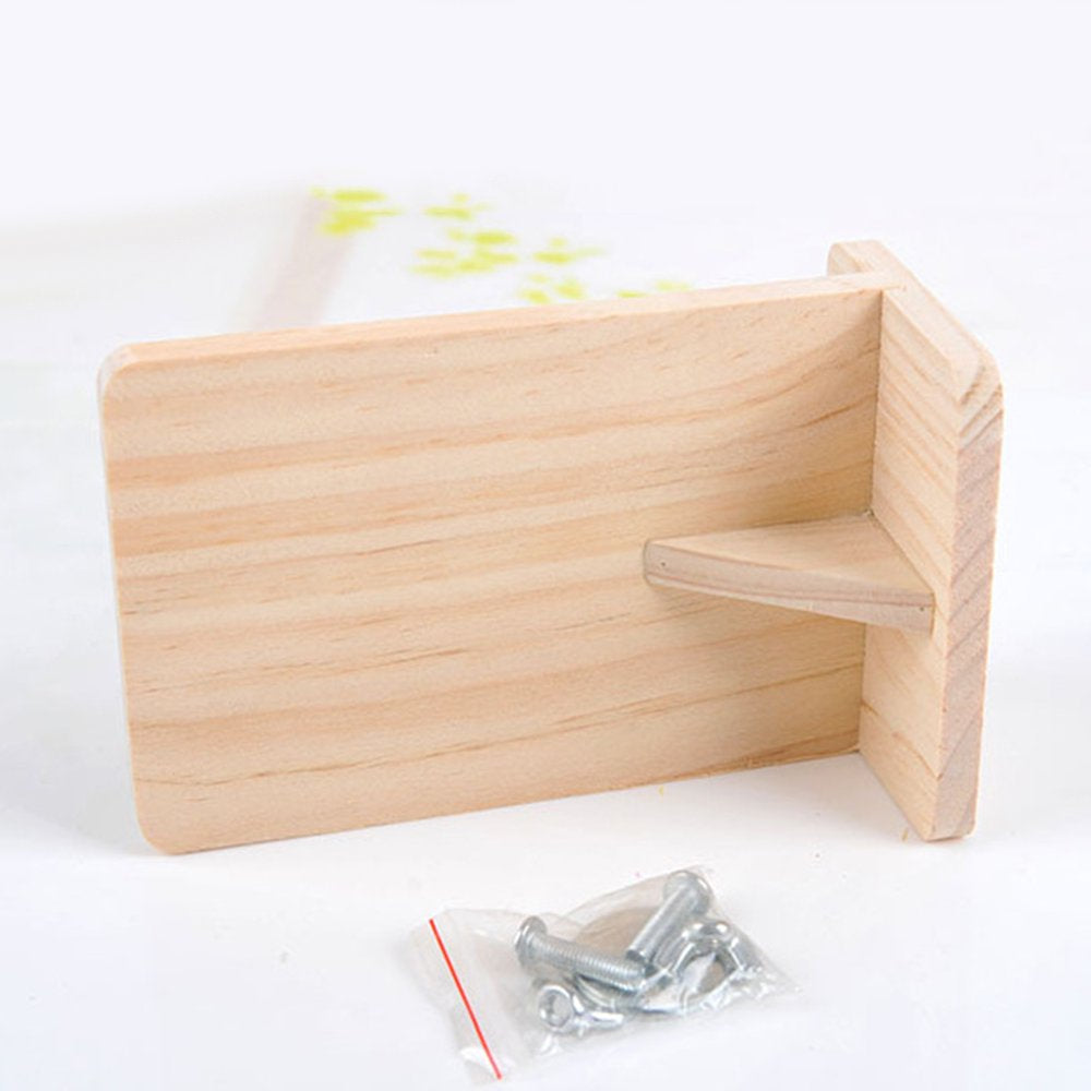 Pet Enjoy Hamster Bird Wooden Platform,Rectangle Wood Stand Board Anti-Slip Hamster Climbing Toy Small Animal Habitat Cage Accessories for Budgie,Parrots,Hamster,Gerbil,Chinchillas Animals & Pet Supplies > Pet Supplies > Small Animal Supplies > Small Animal Habitats & Cages Pet Enjoy   