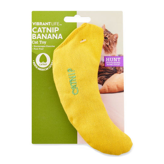 Vibrant Life Catnip Filled Banana Shaped Cat Toy for Cats and Kittens Animals & Pet Supplies > Pet Supplies > Cat Supplies > Cat Toys Vibrant Life   