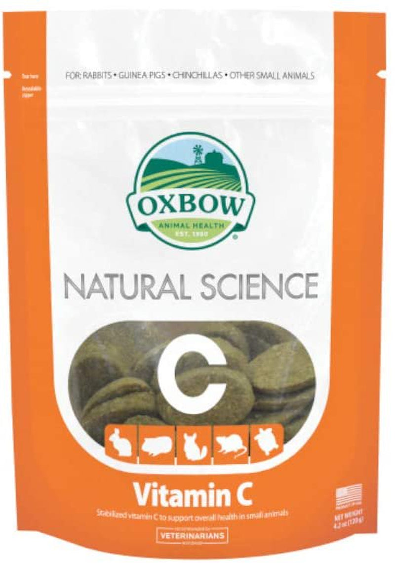 Oxbow Natural Science Small Animal Vitamin C Supplement, 60 Count Animals & Pet Supplies > Pet Supplies > Small Animal Supplies > Small Animal Food Oxbow   