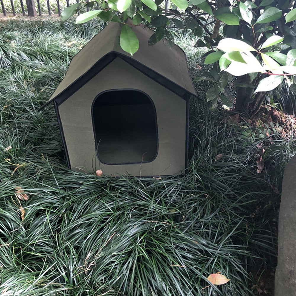 Shangqer Pet House Waterproof Villa Cat Little Kennel Collapsible Dog Shelter for Outdoor Animals & Pet Supplies > Pet Supplies > Dog Supplies > Dog Houses Shangqer   