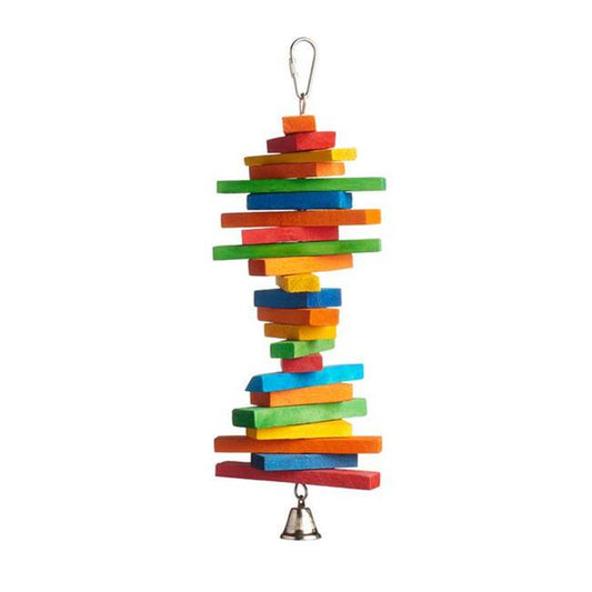 Prevue 60953 Akimbo Bird Toy&#44; Multi Color Animals & Pet Supplies > Pet Supplies > Bird Supplies > Bird Toys Prevue   