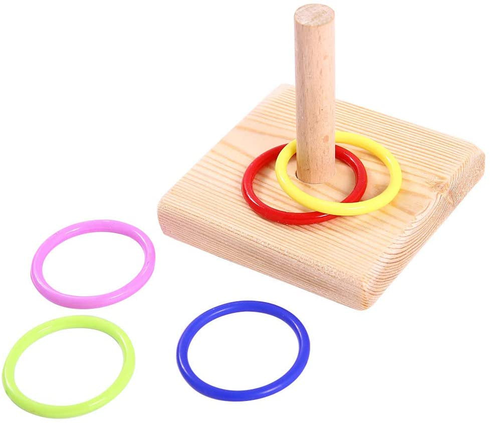 Bird Toys, Bird Trick Tabletop Toys, Training Basketball Stacking Color Ring Toys Sets, Parrot Chew Ball Foraing Toys, Education Play Gym Playground Activity Cage Foot Toys Animals & Pet Supplies > Pet Supplies > Bird Supplies > Bird Gyms & Playstands Ranludas   