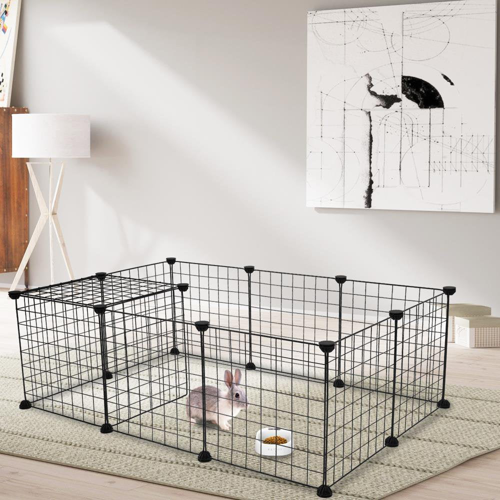 Goorabbit Portable Pet Playpen, Large Plastic Yard Fence Small Animals, Puppy Kennel Crate Fence Tent Animals & Pet Supplies > Pet Supplies > Dog Supplies > Dog Kennels & Runs Goorabbit   