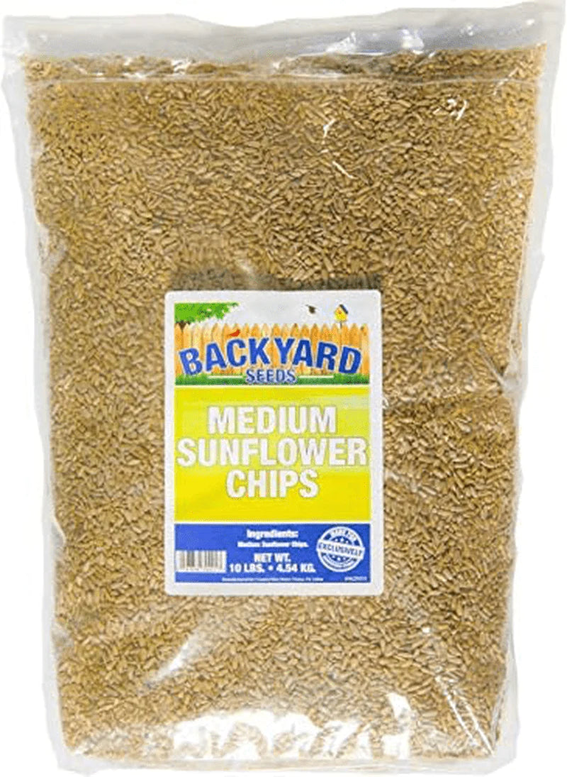 Backyard Seeds Medium Sunflower Chips 10 Pounds Animals & Pet Supplies > Pet Supplies > Bird Supplies > Bird Food CountryMax   