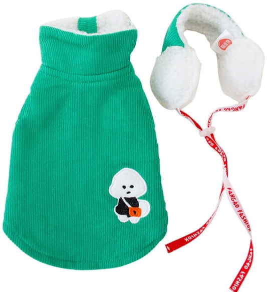 BADALO Pet Clothes Solid Jacket Clothing for Dogs Thick Small Super Pet Outfits Autumn Winter/Green/Xs Code Animals & Pet Supplies > Pet Supplies > Dog Supplies > Dog Apparel BADALO Green Xs Code 