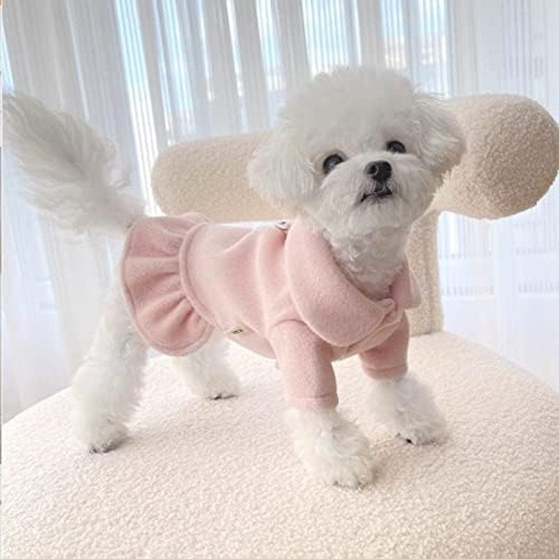 BADALO Pet Clothes Winter Pet Coat Jacket Small Dog Clothing Pet Outfit Pet Cotton Clothes/Pink/S Code Animals & Pet Supplies > Pet Supplies > Dog Supplies > Dog Apparel BADALO   