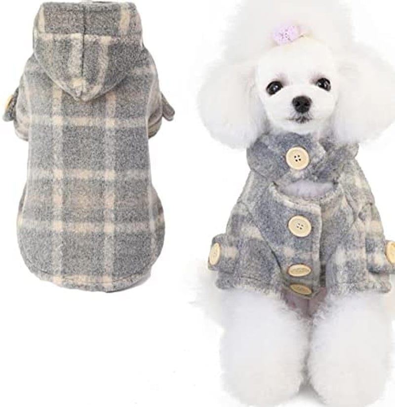 BADALO Pet Plaid Clothes Winter Pet Jacket Suit for Small Medium Dogs/A/Xxl Code Animals & Pet Supplies > Pet Supplies > Dog Supplies > Dog Apparel BADALO   