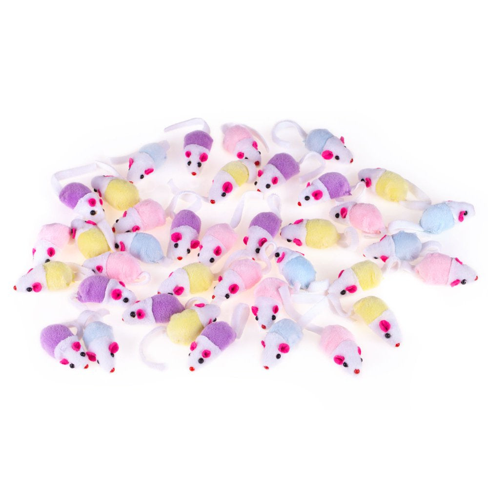 Chiwava 36 Pack 1.8" Small Interactive Cat Toys Mice with Catnip Rattle Sound Mouse for Indoor Cats Kitten Play Animals & Pet Supplies > Pet Supplies > Cat Supplies > Cat Toys Wonpet Co., Ltd   