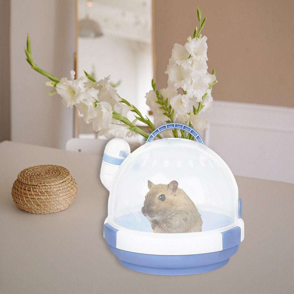 Hamster Carrier Cage,Hamster Carrier Cage Portable Squirrel Outgoing,Pet Rat Carrying Case Small Animal Travel Cages,Outdoor Guinea Handbag Habitat Vacation House,Water Bottle Transparent Animals & Pet Supplies > Pet Supplies > Small Animal Supplies > Small Animal Habitats & Cages perfeclan   