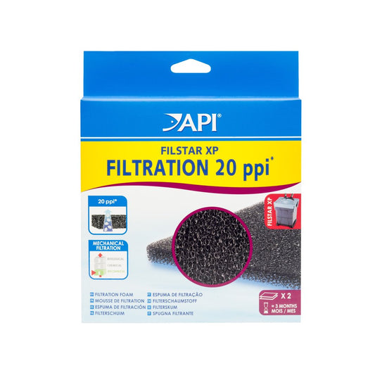 API Filstar XP Filtration Foam, Aquarium Canister Filter Filtration Pads, 2-Count Animals & Pet Supplies > Pet Supplies > Fish Supplies > Aquarium Filters Mars Fishcare   
