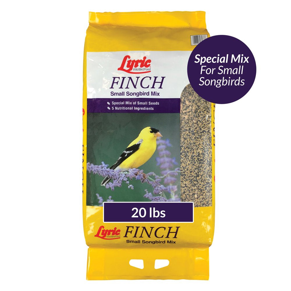 Lyric Finch Wild Bird Seed, Small Songbird Bird Finch Food, 5 Lb. Bag