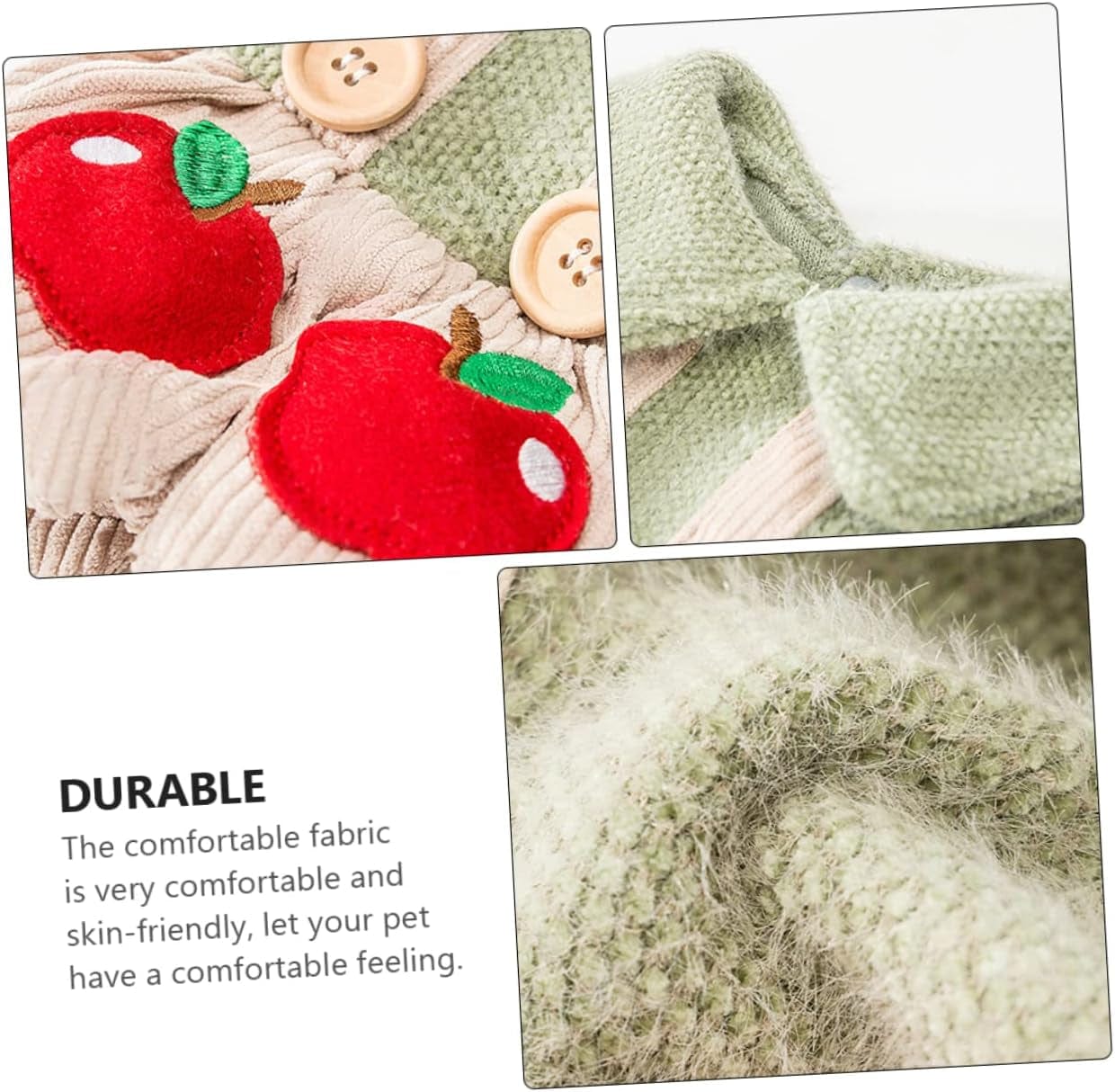 Balacoo 3 Pcs Supply Outfit Dogs Cold Lovely Decorative Pet Puppy Assorted Clothes Soft Accessories Hoodie Winter Jacket Coat Festival Daily Holiday Party Adorable Clothing Doggie Small Animals & Pet Supplies > Pet Supplies > Dog Supplies > Dog Apparel Balacoo   