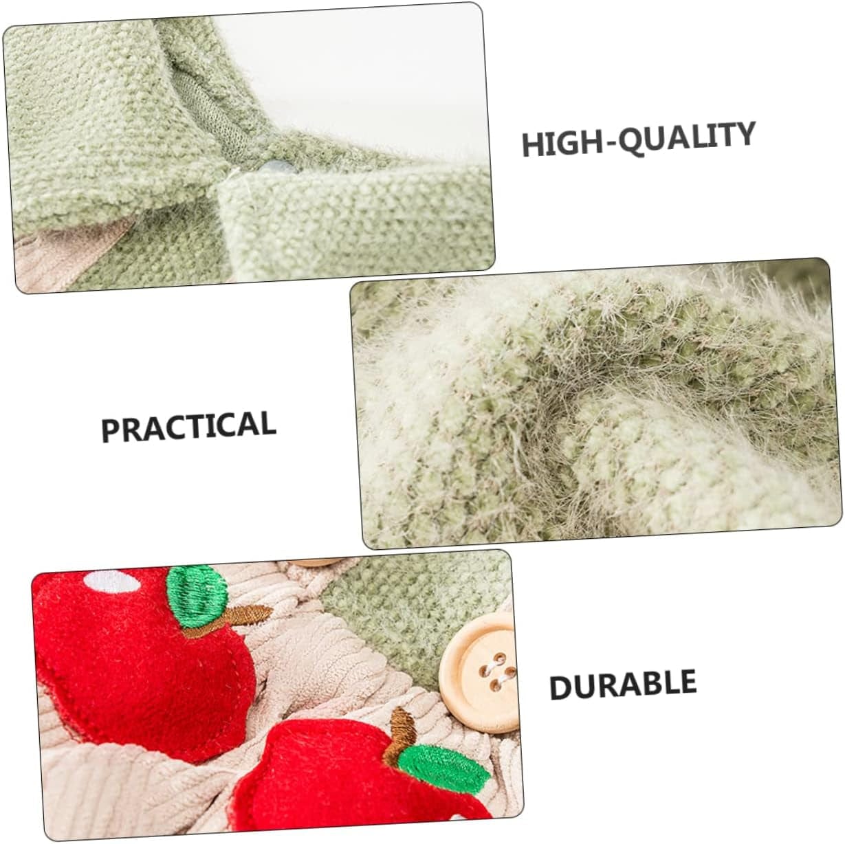 Balacoo 3 Pcs Supply Outfit Dogs Cold Lovely Decorative Pet Puppy Assorted Clothes Soft Accessories Hoodie Winter Jacket Coat Festival Daily Holiday Party Adorable Clothing Doggie Small Animals & Pet Supplies > Pet Supplies > Dog Supplies > Dog Apparel Balacoo   