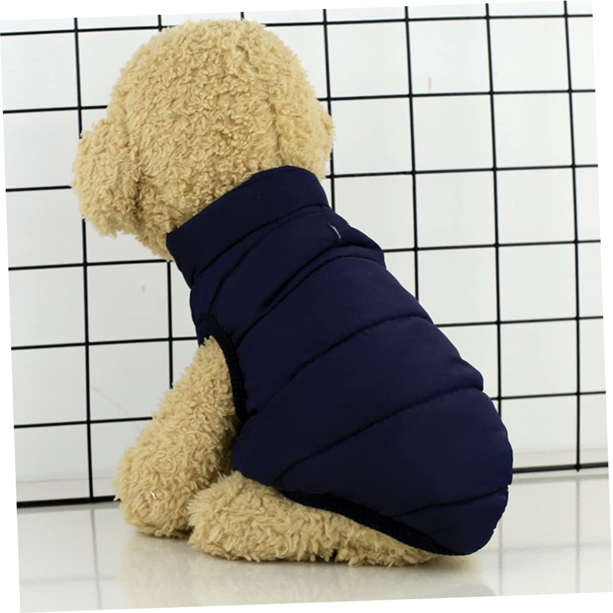 Balacoo Coats Puppy Clothes Mcbling Clothes Puppy Winter Clothes Coat Dog Winter Coat Dog Clothes Cotton Coat Dog'S Clothes Clothing Dog Clothes Winter Cotton-Padded Jacket Navy Pet Animals & Pet Supplies > Pet Supplies > Dog Supplies > Dog Apparel Balacoo   