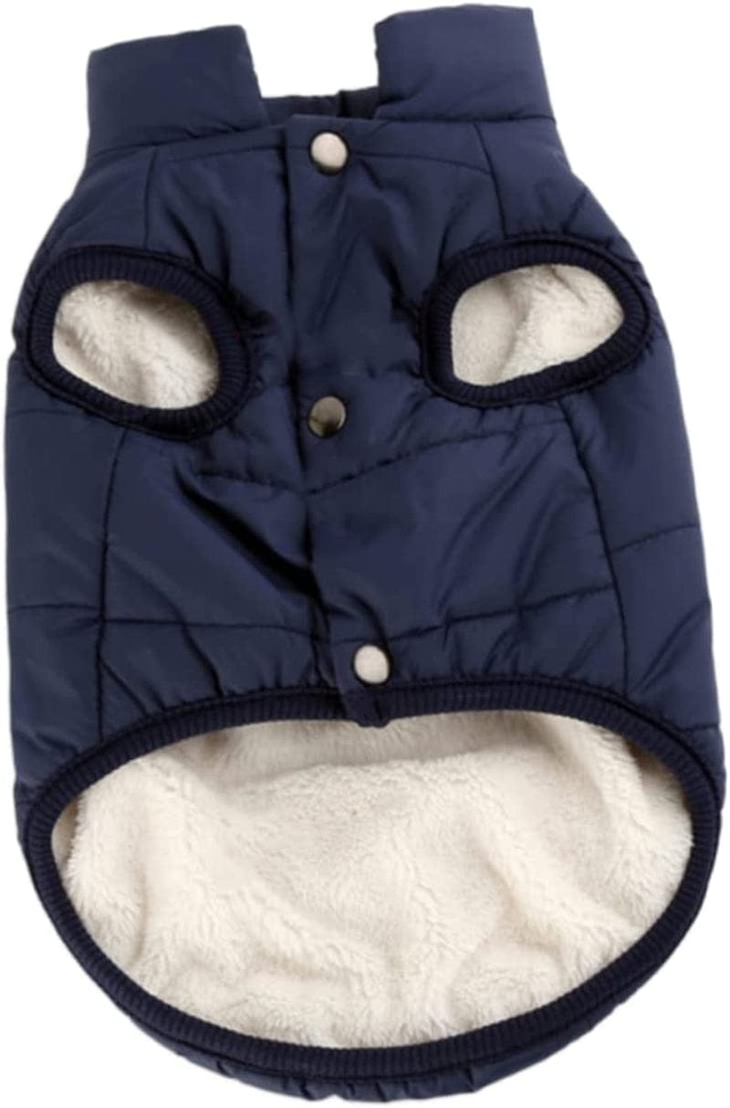 Balacoo Coats Puppy Clothes Mcbling Clothes Puppy Winter Clothes Coat Dog Winter Coat Dog Clothes Cotton Coat Dog'S Clothes Clothing Dog Clothes Winter Cotton-Padded Jacket Navy Pet Animals & Pet Supplies > Pet Supplies > Dog Supplies > Dog Apparel Balacoo Navy L 