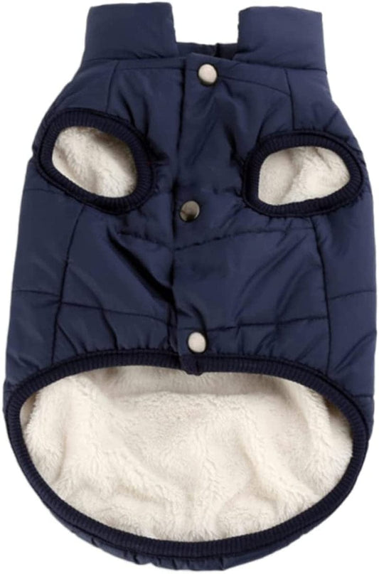 Balacoo Coats Puppy Clothes Mcbling Clothes Puppy Winter Clothes Coat Dog Winter Coat Dog Clothes Cotton Coat Dog'S Clothes Clothing Dog Clothes Winter Cotton-Padded Jacket Navy Pet Animals & Pet Supplies > Pet Supplies > Dog Supplies > Dog Apparel Balacoo Navy S 