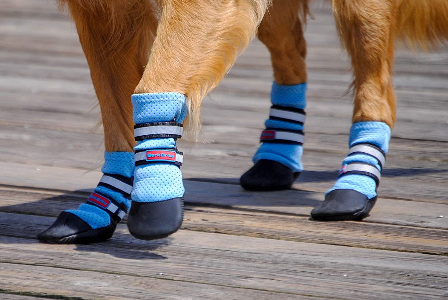 Bark Brite New Lightweight Neoprene Paw Protector Dog Boots Designed for Comfort and Breathability in 5 Sizes (XXL) Animals & Pet Supplies > Pet Supplies > Dog Supplies > Dog Apparel Bark Brite Medium  