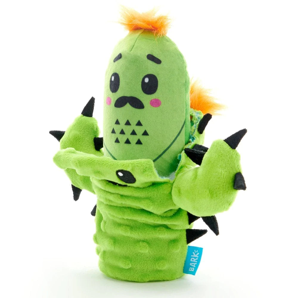 BARK Prickly Pete Dog Toy - Features Surprise Squeaker Toy, Xs to Small Dogs Animals & Pet Supplies > Pet Supplies > Dog Supplies > Dog Toys BARK   