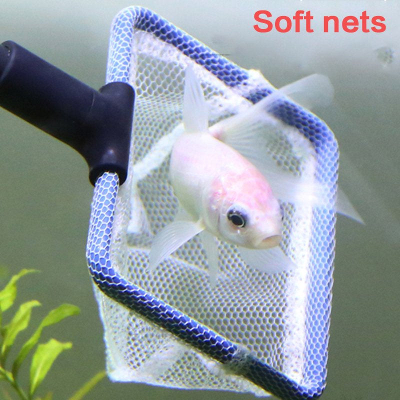 Onever 5 in 1 Aquarium Cleaning Tools Fish Net Rake Plants Fork Brush Algae Scraper for Aquarium Fish Tank Animals & Pet Supplies > Pet Supplies > Fish Supplies > Aquarium Fish Nets Onever   