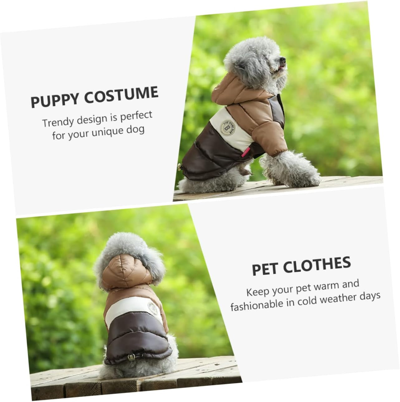 BCOATH 2 Pcs Pet Cotton Clothes Dog Sweaters for Small Dogs Sweaters for Girls Girl Dog Clothes Dog Breathable Vest Dog Parka Fleece Vest Dog Sweater Warm Clothes Small Dog Warm Vest Warm Animals & Pet Supplies > Pet Supplies > Dog Supplies > Dog Apparel BCOATH   