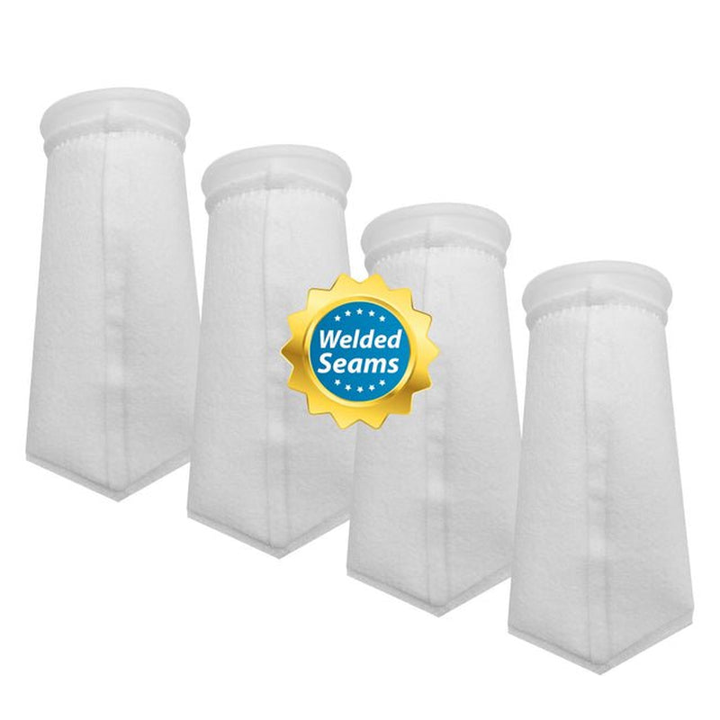 Aquatic Experts - 200-Micron Aquarium Felt Filter Socks, Medium Reusable Fish Tank Filter Socks, 2-Pack, 4'' X 10.5'' Animals & Pet Supplies > Pet Supplies > Fish Supplies > Aquarium Filters Aquatic Experts 4 Welded - 4" x 10.5"  