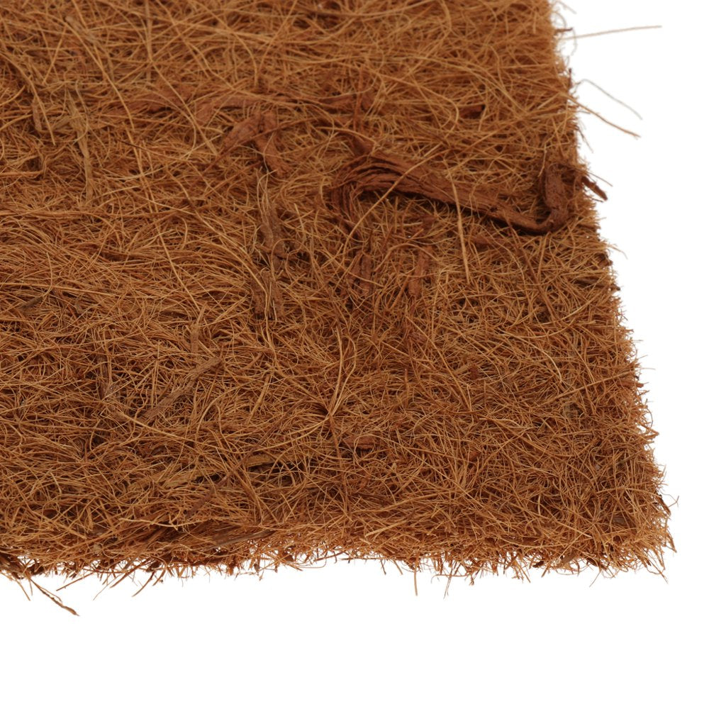 Breathable Coconut Coir Mat for Turtle Liner Reptile Amphibian - 80X40Cm Animals & Pet Supplies > Pet Supplies > Reptile & Amphibian Supplies > Reptile & Amphibian Substrates Gazechimp   