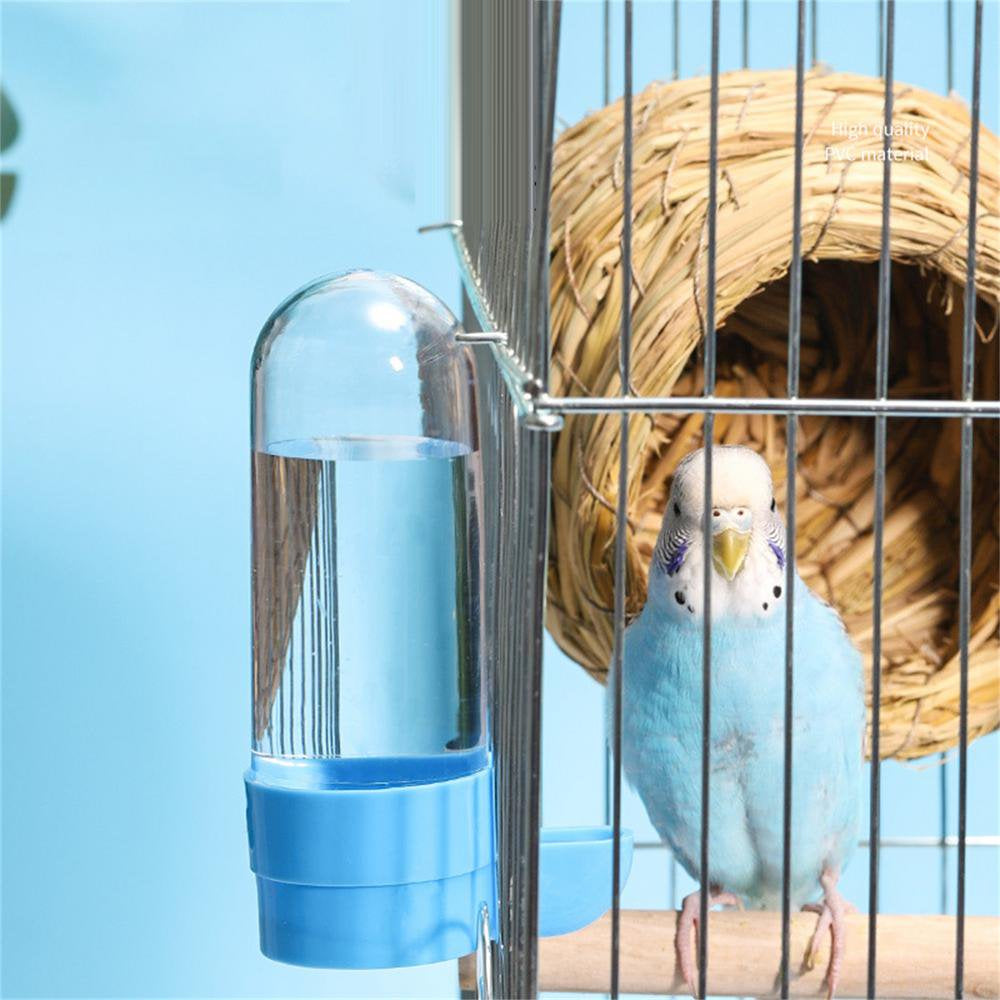 Automatic Bird Feeder | Bird Water Dispenser Bird Cage Accessories | Bird Waterer Food Feeder Hangs in Birds Cage Container Make Feeding Birds Easy, Drinking Bottle for Pigeon Quail Lovebirds Parrot Animals & Pet Supplies > Pet Supplies > Bird Supplies > Bird Cage Accessories ipretty   