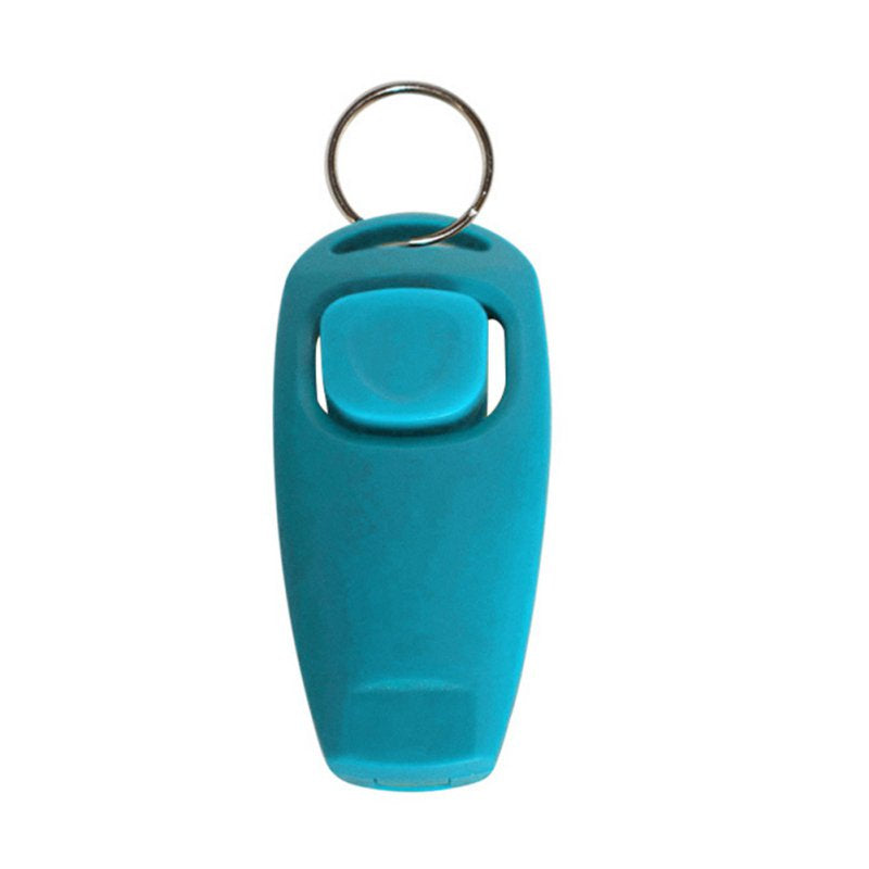 Pet Puppy Dog Clicker & Whistle Training Obedience Agility Trainer Click Animals & Pet Supplies > Pet Supplies > Dog Supplies > Dog Treadmills ZEFINE Blue  