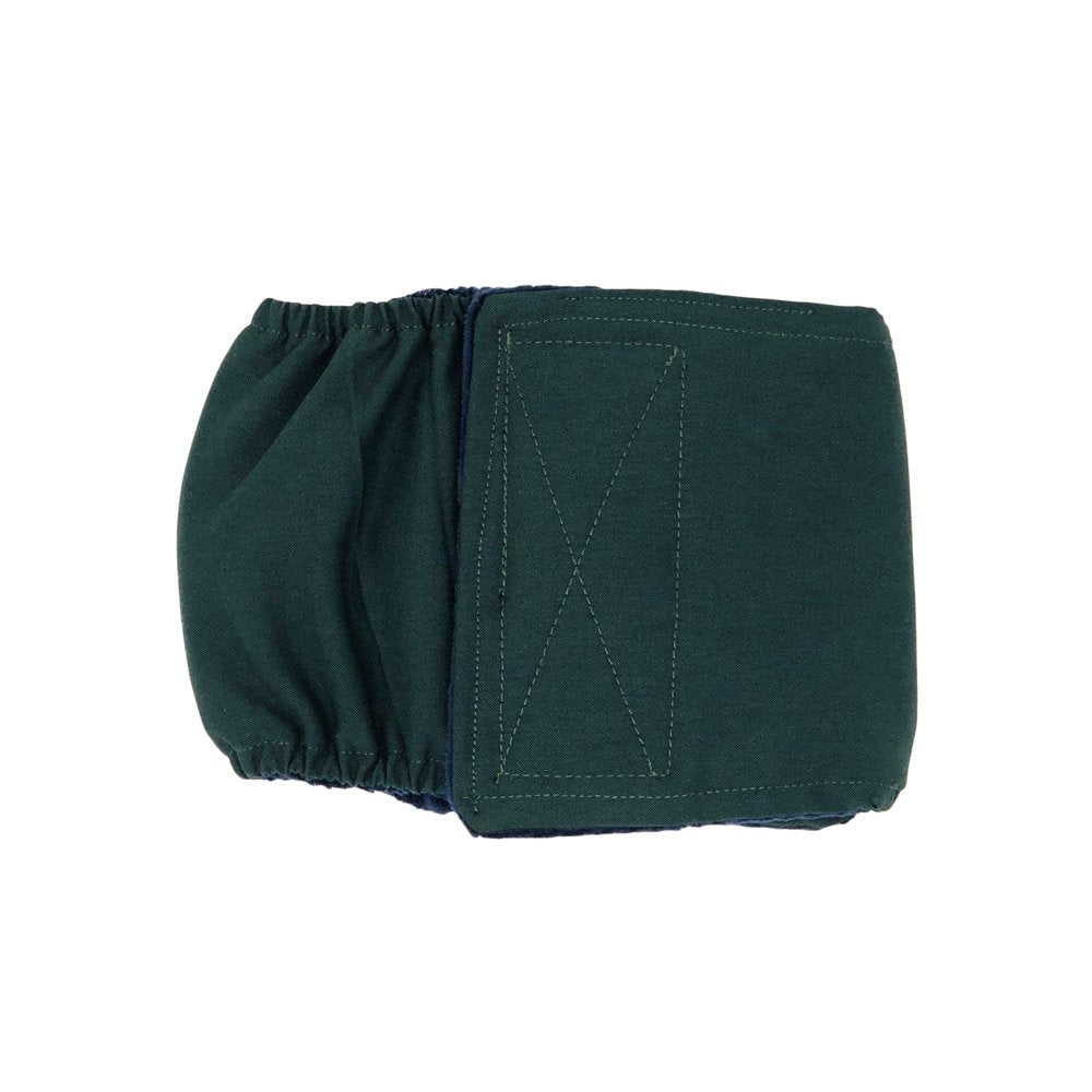Barkertime Olive Green Waterproof Washable Dog Belly Band Male Wrap - Made in USA Animals & Pet Supplies > Pet Supplies > Dog Supplies > Dog Diaper Pads & Liners Barkertime XS  