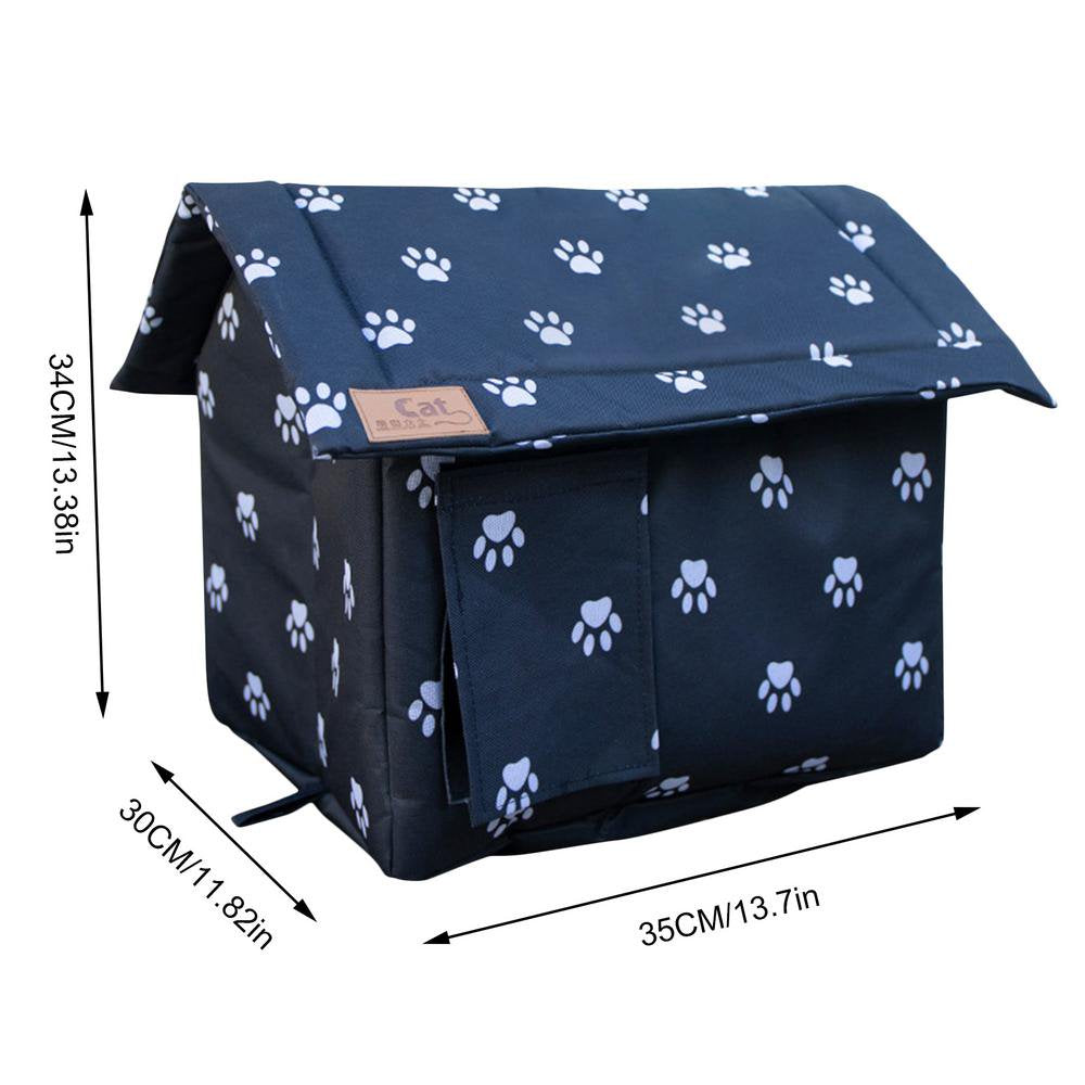 IMSHIE Outdoor Cat House for Winter outside Feral Cat Shelter Weatherproof Cat Bed Dog House for Small Dogs Warm Pet House for Indoor Outdoor Diplomatic Animals & Pet Supplies > Pet Supplies > Dog Supplies > Dog Houses IMSHIE   