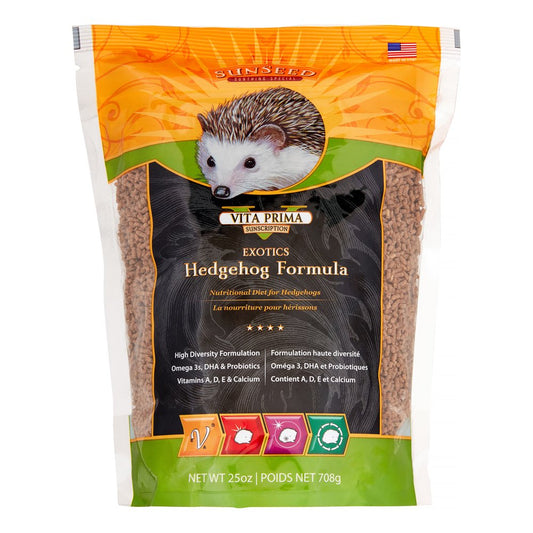 Sunseed Vita Prima Sunscription Exotics Dry Hedgehog Food, 25 Oz Animals & Pet Supplies > Pet Supplies > Small Animal Supplies > Small Animal Food Worldwide Sourcing   