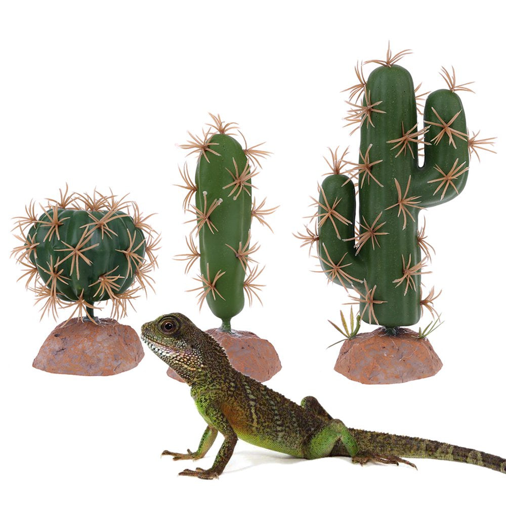 Artificial Reptile Plants for Climbing Lifelike Terrarium Plastic Cactus Bendable Vines Amphibian Habitat Ornaments Animals & Pet Supplies > Pet Supplies > Reptile & Amphibian Supplies > Reptile & Amphibian Habitats Bydezcon   