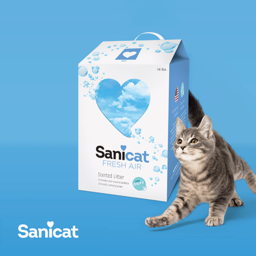 Sanicat Fresh Air Clumping Cat Litter with Oxify, 14 Lb. Box Animals & Pet Supplies > Pet Supplies > Cat Supplies > Cat Litter Tolsa   