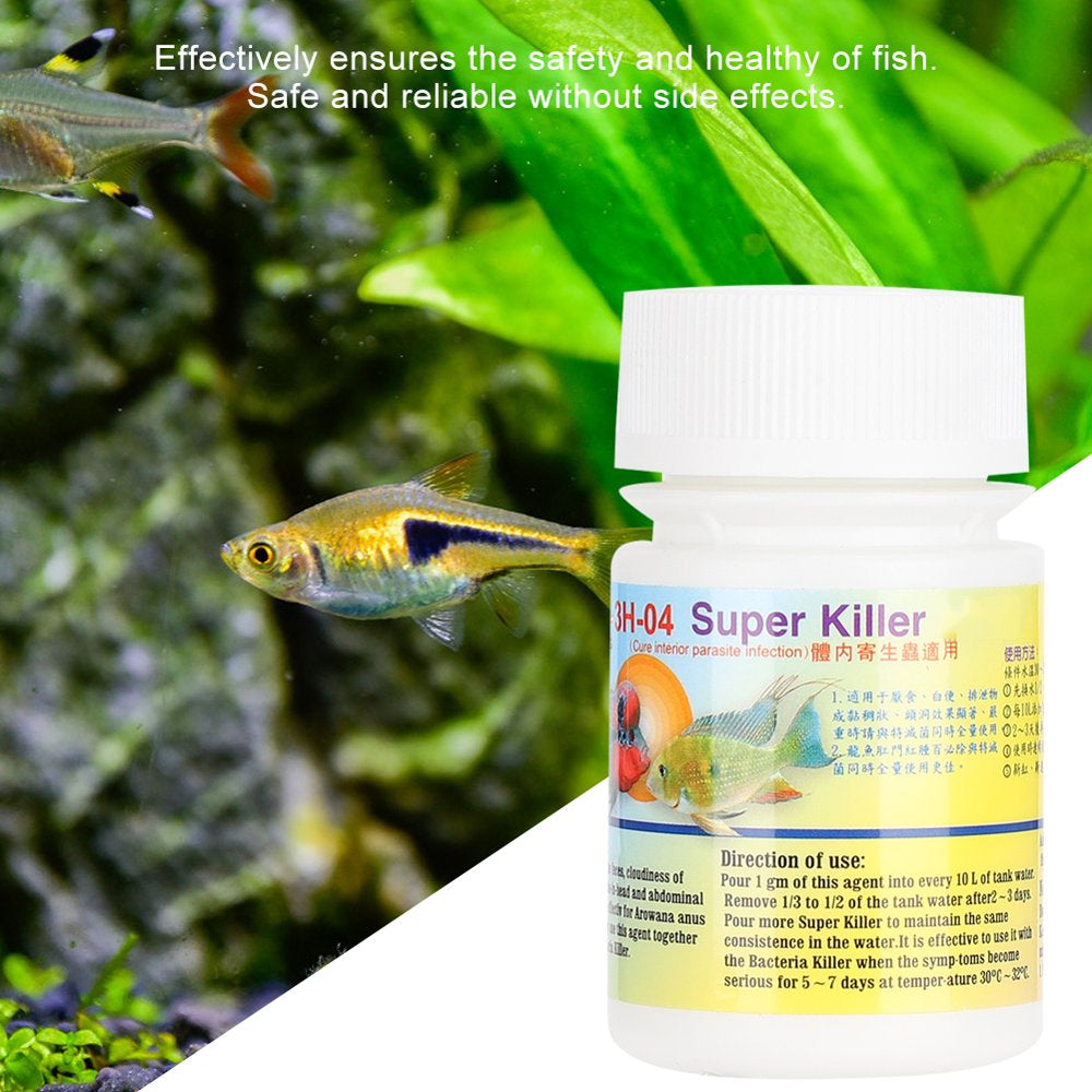 ESTINK Aquarium Fish Tank Nursing Parasite Removal Medicine Powder Supply Good Cleaning Effect,Parasite Removal Medicine,Fish Tank Parasite Removal Medicine Powder Animals & Pet Supplies > Pet Supplies > Fish Supplies > Aquarium Cleaning Supplies KOL PET   