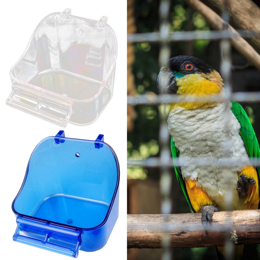 Opolski Bird Bath Box Non-Slip Multi-Functional Plastic Standing Pole Design Bird Cage Accessory for Parakeet Animals & Pet Supplies > Pet Supplies > Bird Supplies > Bird Cage Accessories CDAR   