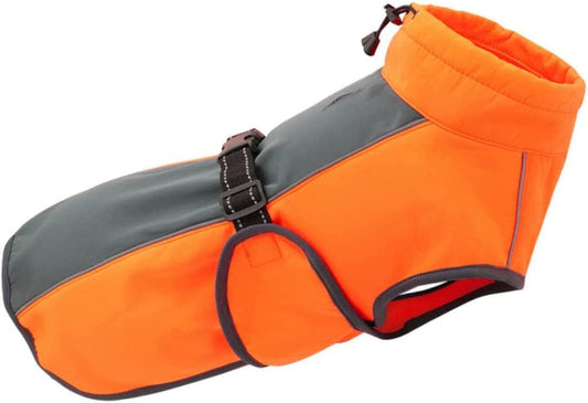 BCOATH 1Pc Pet Jacket Dog Warm Jacket Dogs Vest Clothes Fleece Pet Clothes Pet Warm Clothing Puppy Reflective Vest Dogs Autumn Raincoat Autumn and Winter Plush Dog Orange Polyester Animals & Pet Supplies > Pet Supplies > Dog Supplies > Dog Apparel BCOATH Orange S 