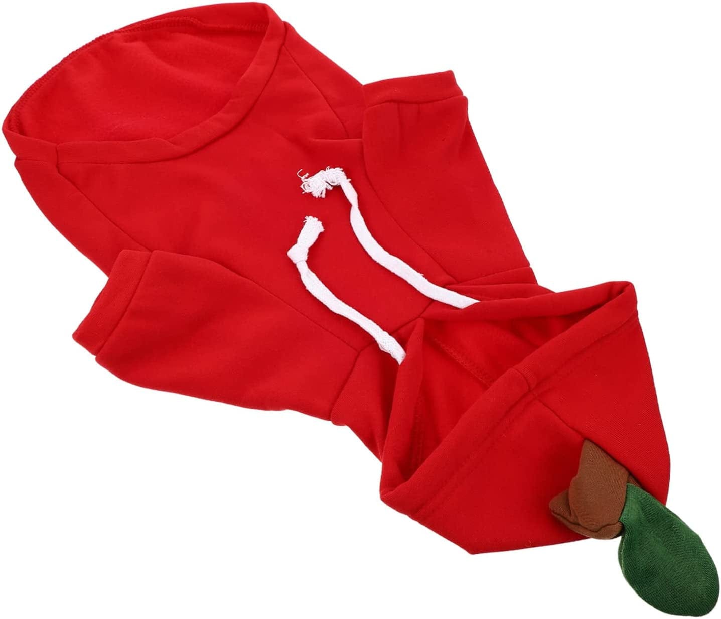 BCOATH 1Pc Pet Transformation Costume Red Sweaters Thermal Hoodie Knit Sweater Holiday Cat Apparel Puppy Polyester Hoodie Red Vest Polyester Pet Sweater for Dogs Small Animals & Pet Supplies > Pet Supplies > Dog Supplies > Dog Apparel BCOATH Red L 