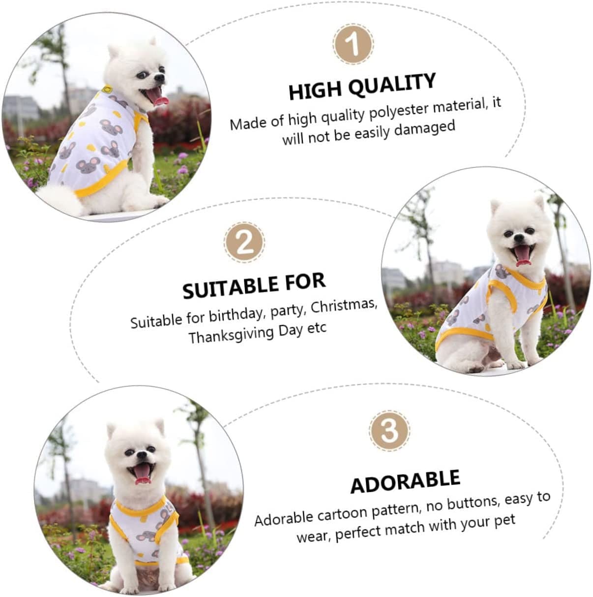 BCOATH 2Pcs Dog Vest Cotton Shirts Puppy Outfits Plaid Shirt Dog Cooling Shirt Cotton Fashion T- Shirt Stretchy Dog Clothes Apparel for Pet Lovely Dog Vests Pet Apparel Pet Outfit Poodle Animals & Pet Supplies > Pet Supplies > Dog Supplies > Dog Apparel BCOATH   