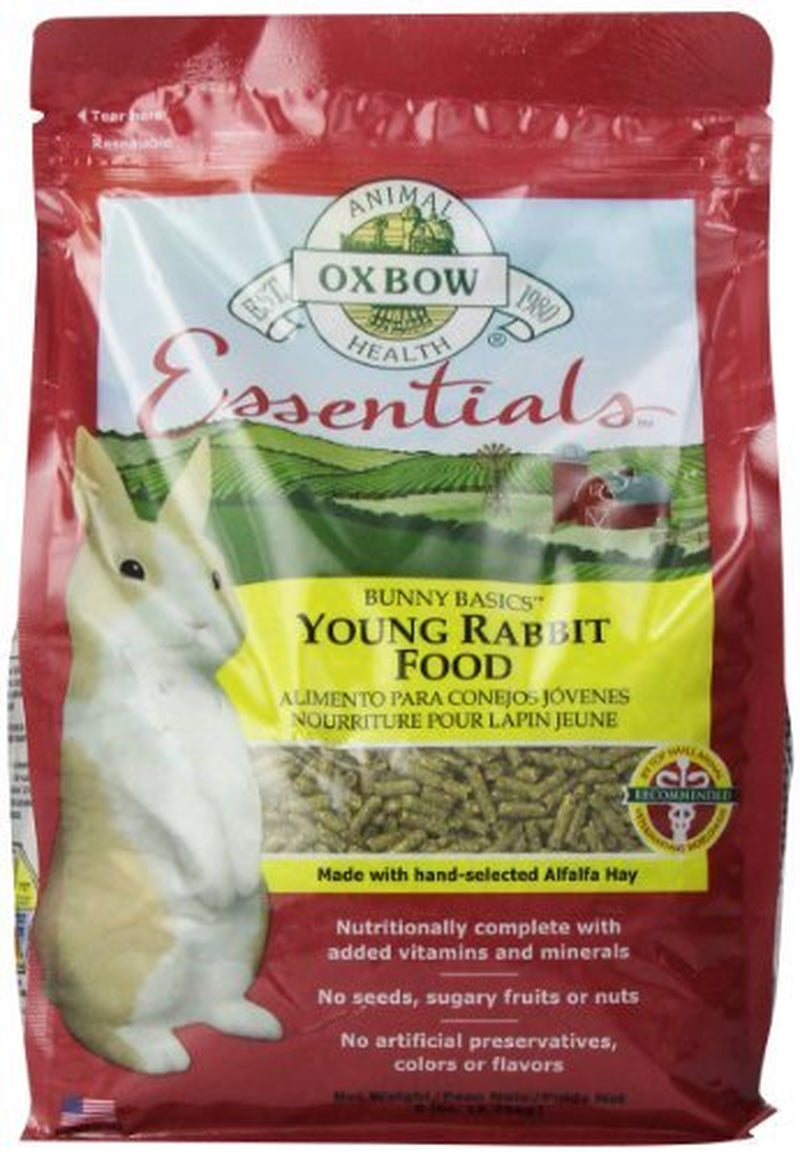 Oxbow Essentials Young Rabbit Food, 5 Lbs. Animals & Pet Supplies > Pet Supplies > Small Animal Supplies > Small Animal Food Oxbow Animal Health   