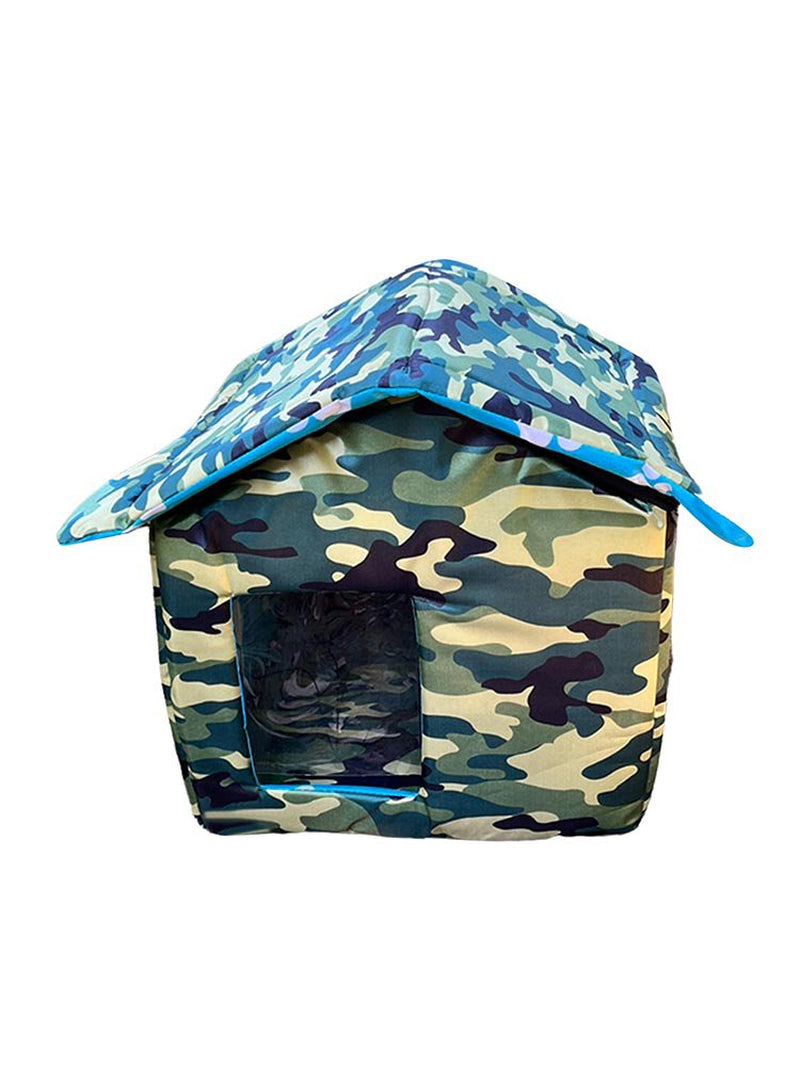 MEGAWHEELS Cat House with Water-Resistant Roof Weatherproof Small Cat Houses Feral Cat Cave Pet House Cat Dog Tent Cabin for Small Pet Indoor Outdoor Animals & Pet Supplies > Pet Supplies > Dog Supplies > Dog Houses Mega Wheels   