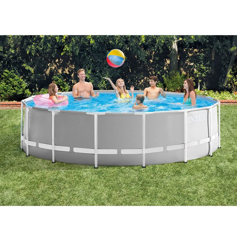 Intex 15Ft X 48In Prism Frame round Pool & Taylor Chlorine Ph Alkaline Test Kit Animals & Pet Supplies > Pet Supplies > Fish Supplies > Aquarium & Pond Tubing Intex   