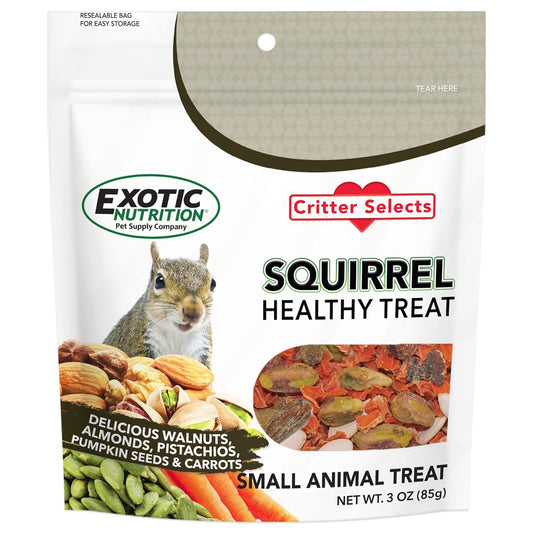 Exotic Nutrition Squirrel Treat 3 Oz. Animals & Pet Supplies > Pet Supplies > Small Animal Supplies > Small Animal Treats Exotic Nutrition   
