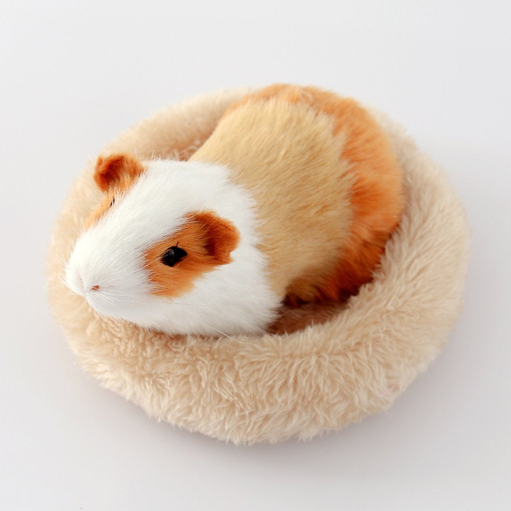 Bueatyh New Hamster Bed round Shape Keep Warm Sleeping Bed Hedgehog Chinchilla Rabbit Small Animal Nest Cage Accessories Animals & Pet Supplies > Pet Supplies > Small Animal Supplies > Small Animal Bedding BueatyH   