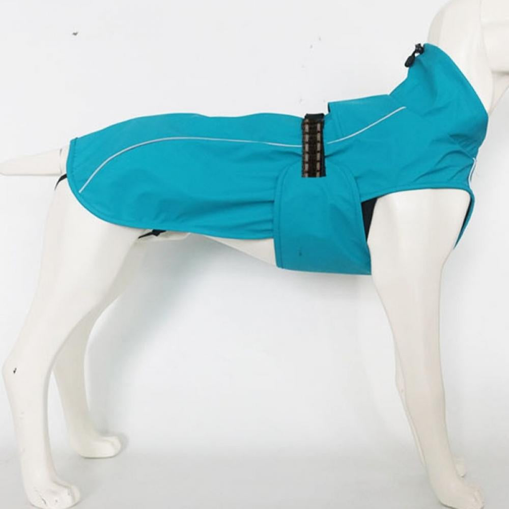 Pretty Comy Pet Dog Rain Coat Waterproof Jackets Breathable Raincoat for Big Dogs Apparel Pets Clothes Animals & Pet Supplies > Pet Supplies > Dog Supplies > Dog Apparel YM M Blue 