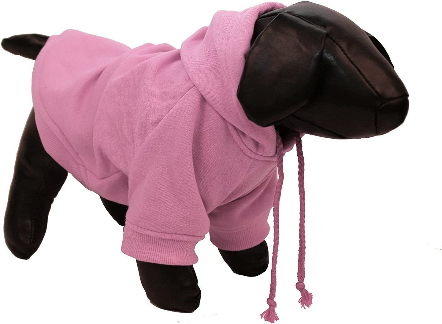 Pet Life ® Hooded Dog Sweater Made with Soft and Premium Plush Cotton - Dog Hoodie Pet Sweater Features Hook-And-Loop Closures for Easy Access and Machine Washable Animals & Pet Supplies > Pet Supplies > Dog Supplies > Dog Apparel Pet Life Pink Large 